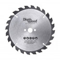 Tragbares Kreissägeblatt HM Schneiden D. 210 x Bohr. 30 x Dick. 2,8 / 1,8 mm x Z24 Alt für Holz - Diamwood