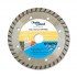 3 disques diamant D. 125 x Al. 22,23 x Ht. 7/7/5 mm - béton, carrelage, tuile, matériaux de construction - Diamwood