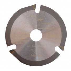 Disque Diamant à Concrétion - Bois PVC Cuivre Plâtre Fibro Stratifié Clou  Époxy Fibre de Verre - Lame à Tronçonner - Ø 125mm - Al 22,23mm - DIAMWOOD