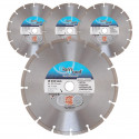 Lot de 3 disques diamant 230 x Al. 22,23 x Ht. 7 mm béton, parpaings, matériaux de construction - BUILDER - Diamwood