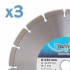 Disque diamant BUILDER D. 125 x Al. 22,23 x Ht. 7 mm - béton, matériaux de construction - DWORX