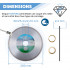 Disque diamant CUTTER D. 200 x Al. 30/25,4/22,23 x Ht. 5 mm - carrelage, faïence - DWORX