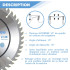 Lame de scie circulaire portative HM universelle D. 190 x Al. 30 x ép. 2,2/1,4 mm x Z48 Alt pour bois - Diamwood