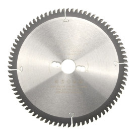 Lame de scie circulaire HM finition D. 250 x Al. 30 x ép. 3,2/2,5 mm x Z80 TP Neg pour Alu/bois - DWORX