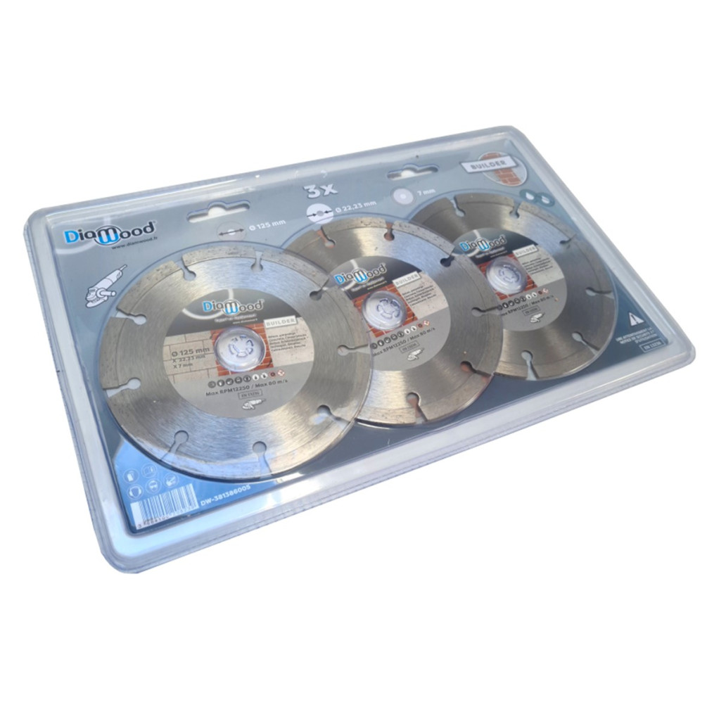 Disque diamant XTREME 125 x 22,23 mm pour béton segment de 10 mm