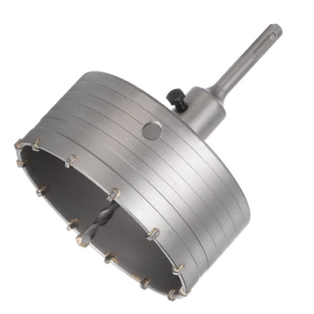 Scie Cloche Trépan Carbure D. 125 mm x L. 160 mm SDS+ pour Béton, Pierre - OMNIVOR