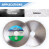Disque diamant 115 x Al. 22,23 x Ht. 5 mm carrelage, faïence - CUTTER - OMNIVOR