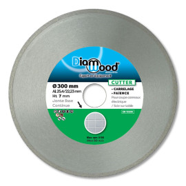 Disque diamant 300 x Al. 30/25,4/22,23 x Ht. 7 mm carrelage, faïence - CUTTER - OMNIVOR