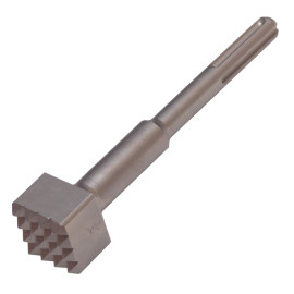 Boucharde 16 dents de 45 x 45 x L. 180 mm x Q. SDS-Plus / SDS+ - Béton - OMNIVOR