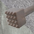 Boucharde 16 dents de 45 x 45 x L. 180 mm x Q. SDS-Plus / SDS+ - Béton - OMNIVOR