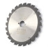Lame de scie circulaire HM débit D. 216 x Al. 30 x ép. 2,8/1,8 mm x Z24 Alt nég pour bois - OMNIVOR