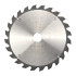 Lame de scie circulaire portative HM débit D. 235 x Al. 30 x ép. 2,8/1,8 mm x Z24 Alt pour bois - OMNIVOR