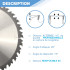 Lame de scie circulaire HM débit D. 300 x Al. 30 x ép. 3,2/2,2 mm x Z28 Alt + AR pour bois - OMNIVOR