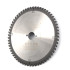 Lame de scie circulaire portative HM finition D. 235 x Al. 30 x ép. 2,8/2,0 mm x Z62 TP Neg pour Alu/bois - OMNIVOR