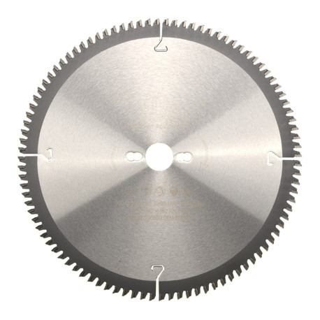 Lame de scie circulaire HM finition D. 300 x Al. 30 x ép. 3,2/2,5 mm x Z96 TP Neg pour Alu/bois - OMNIVOR