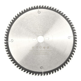 Lame de scie circulaire HM finition D. 305 x Al. 30 x ép. 2,6/2,0 mm x Z80 TP Neg pour Alu/bois - OMNIVOR