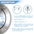 Lame de scie circulaire HM finition D. 254 x Al. 30 x ép. 2,8/1,8 mm x Z72 TP Nég pour Alu/bois - OMNIVOR