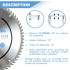 Lame de scie circulaire HM finition D. 305 x Al. 30 x ép. 3,0/2,0 mm x Z72 Alt pour bois - OMNIVOR