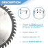 Lame de scie circulaire portative HM universelle D. 190 x Al. 30 x ép. 2,8/1,8 mm x Z48 Alt pour bois - OMNIVOR