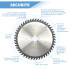 Lame de scie circulaire portative HM universelle D. 235 x Al. 30 x ép. 2,8/1,8 mm x Z48 Alt pour bois - OMNIVOR