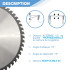 Lame de scie circulaire HM universelle D. 350 x Al. 30 x ép. 3,5/2,5 mm x Z54 Alt pour bois - OMNIVOR
