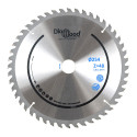 Lame de scie circulaire HM universelle D. 254 x Al. 30 x ép. 2,8/1,8 mm x Z48 TP Nég pour Alu/bois - OMNIVOR
