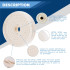 Lot de 2 Disques de Polissage D. 150 x ép. 25 x Al. 16 mm en Coton Cousu (80 plis) - OMNIVOR