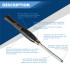 Coffret de 5 Outils de Tournage de Type Gouges HSS - OMNIVOR
