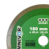 Disque Diamant 180 x Al. 25,4/22,23 x Ht. 10 mm Grès, Marbre, Pierre - SAULIUS - OMNIVOR