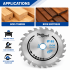 Lame de scie circulaire portative HM débit D. 180 x Al. 30 x ép. 2,8/1,8 mm x Z24 Alt pour bois - DWORX