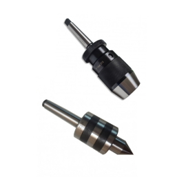 Pack Tournage CM2 Mandrin Auto-Serrant 1,5-16 mm + Contre-Pointe Tournante - Diamwood