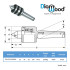 Diamantscheibe RAZOR D. 125 x Bohr. 22,23 x H. 10 x Dick. 1,2 mm - Porzellan Steingut, Granit, Marmor - Diamwood