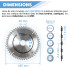 Pack Lames Scie Circulaire 185 mm Al.30 Z24 Débit + Z48 Universelle Bois - Diamwood