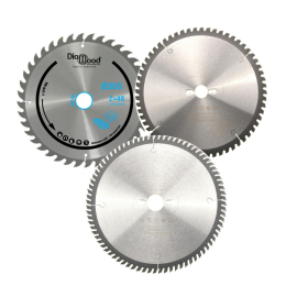 Pack 3 Lames Scie Circulaire 305 mm Al.30 Z48 + Z60 + Z80 Bois/Alu - Diamwood