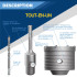 Pack Carottage SDS+ Trépans Carbure 68 et 125 mm pour Béton et Pierre - OMNIVOR