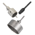 Pack 2 Trépans Carbure SDS+ 68/125 mm + Adaptateur SDS Max vers SDS Plus - OMNIVOR