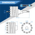 Pack 2 Trépans Carbure SDS+ 68/125 mm + Adaptateur SDS Max vers SDS Plus - OMNIVOR